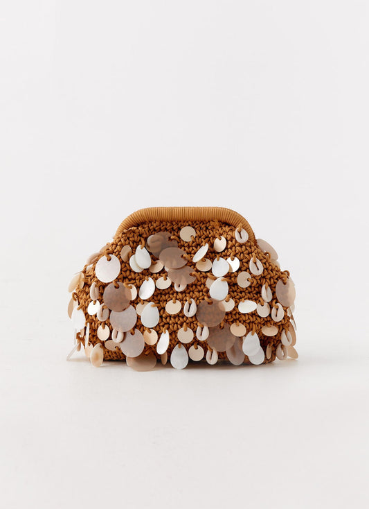 Kadence Clutch Bag - Natural