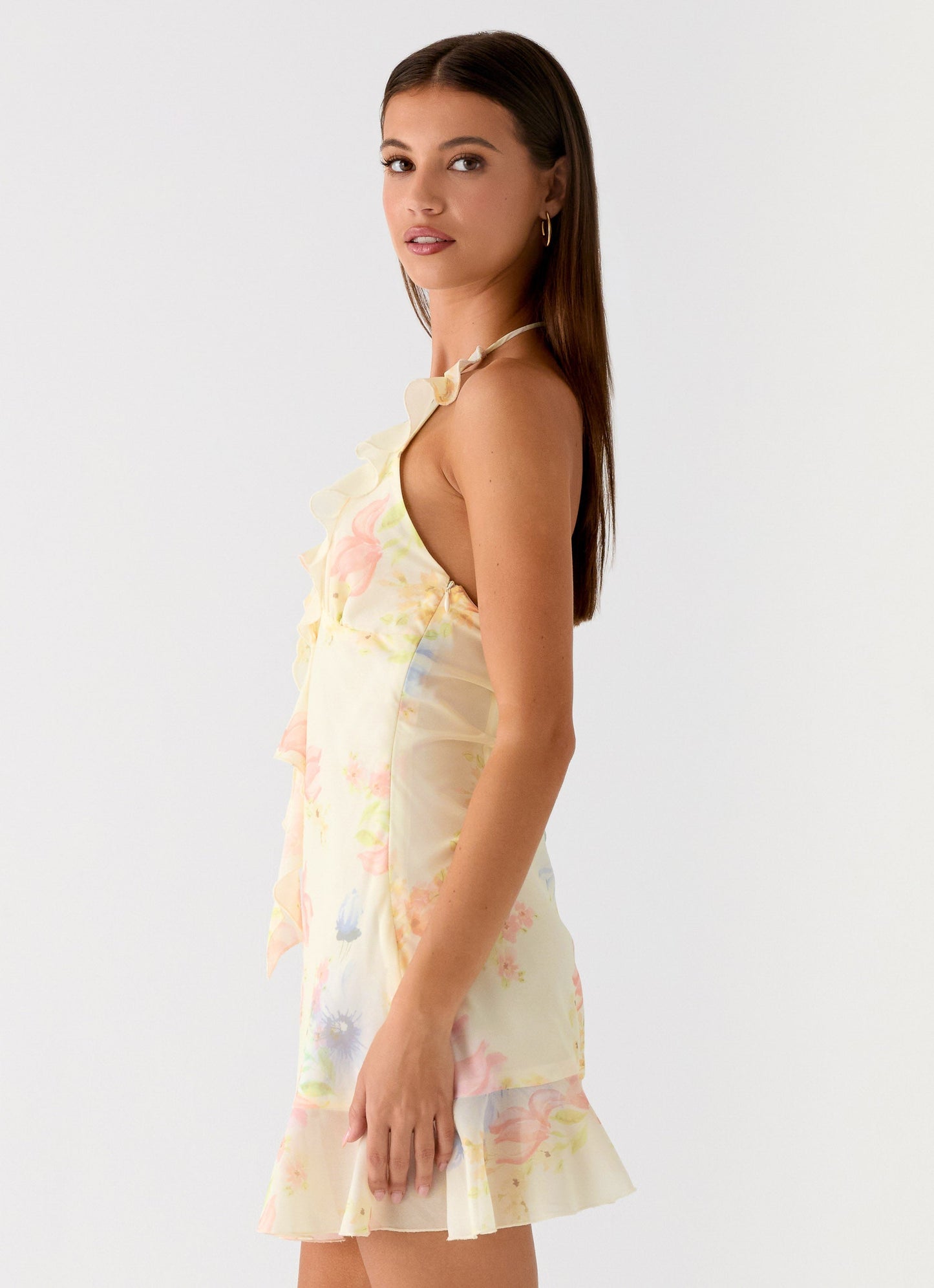 Log In Mini Dress - Spring Meadow